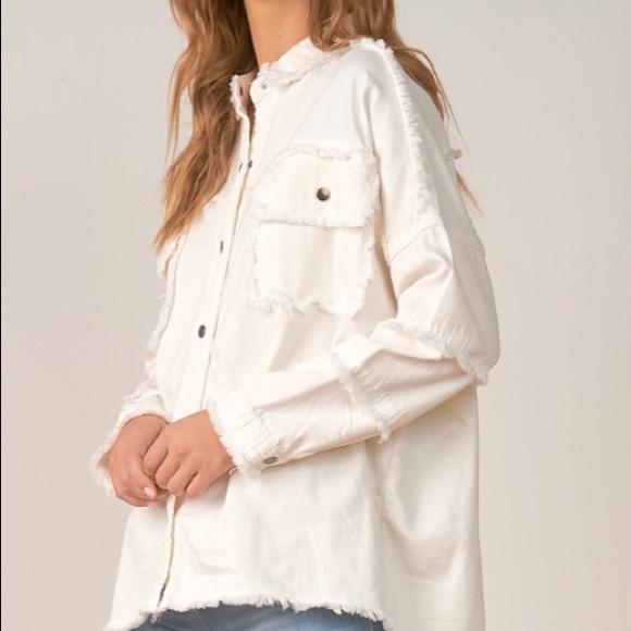 White ROCK & ROLL Jacket Must Have 🌹 - Picture 2 of 2